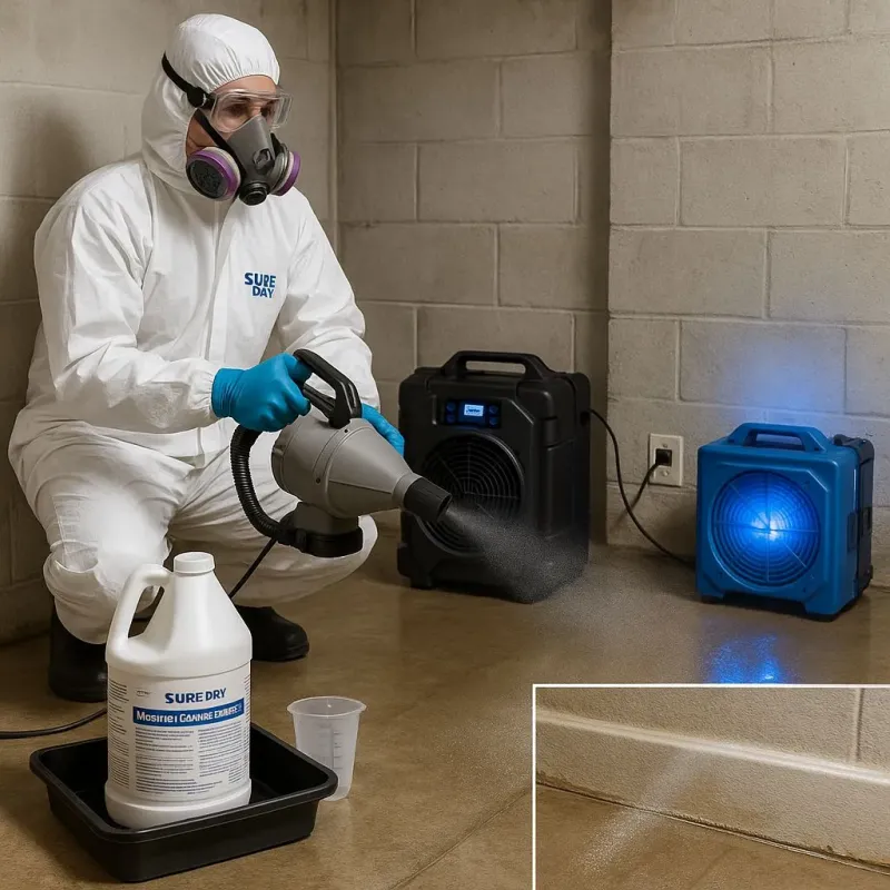 Sanitization and Odor Removal process in East Lake, FL