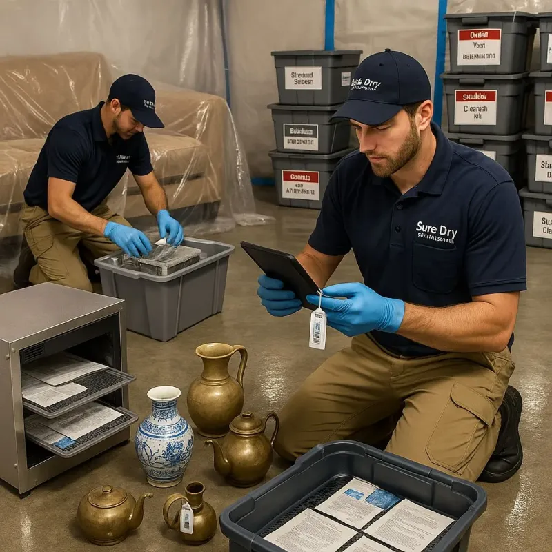 Content Protection and Restoration process in East Lake, FL