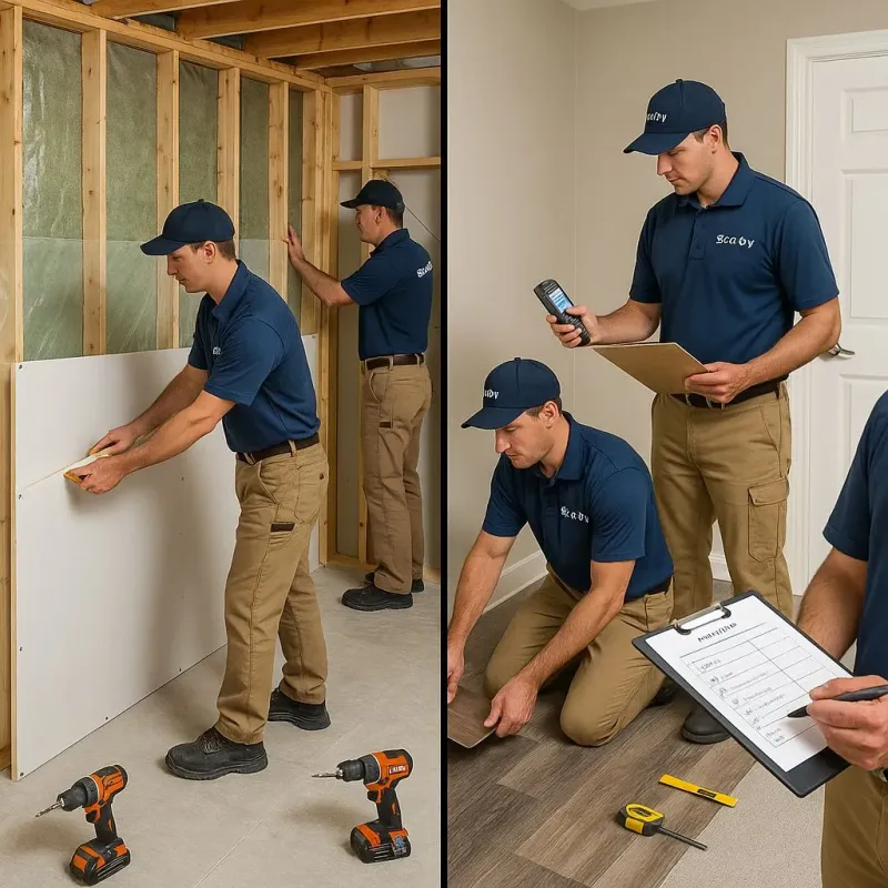 Repairs and Reconstruction process in East Lake, FL